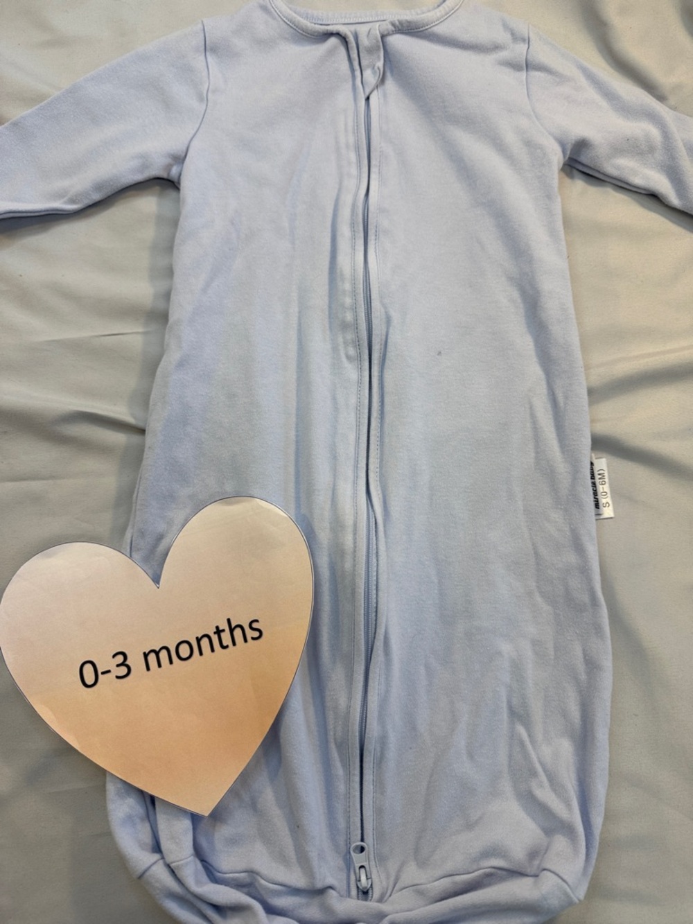 Miracle Baby - Newborn sleepsack/night gown. Size 0-6  months